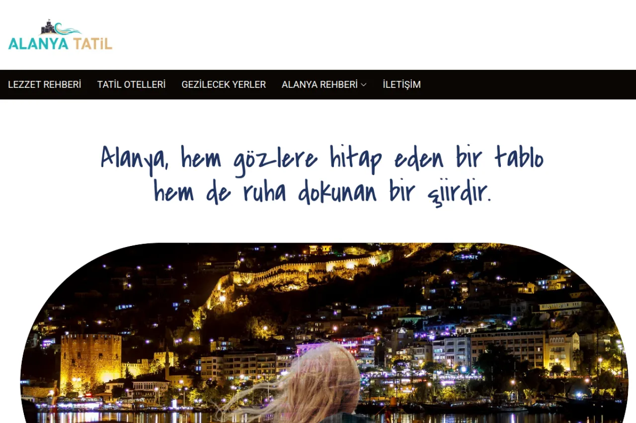 alanyatatil.net web sitesi ekran görüntüsü - Seyahat - DA 15
