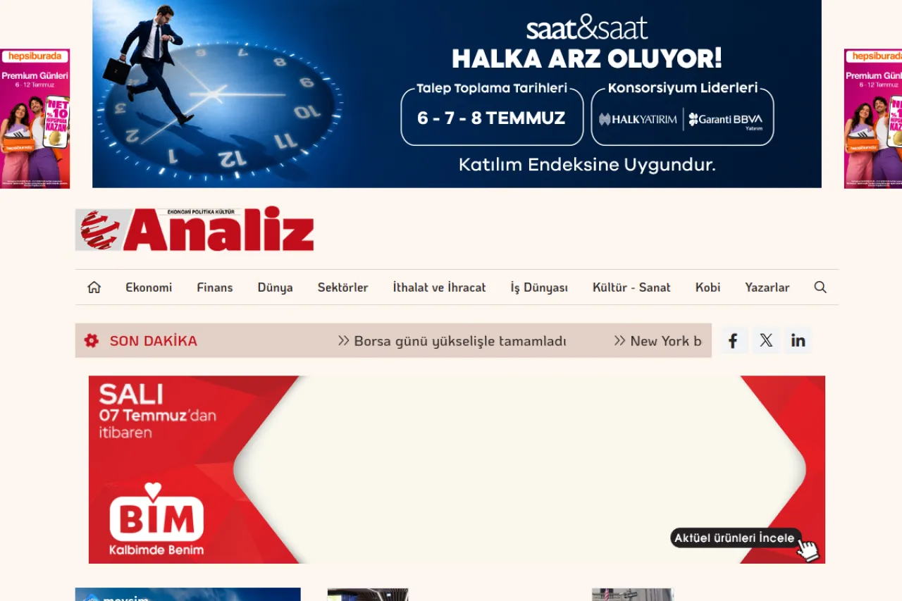 analizgazetesi.com.tr web sitesi ekran görüntüsü - Haber - DA 22