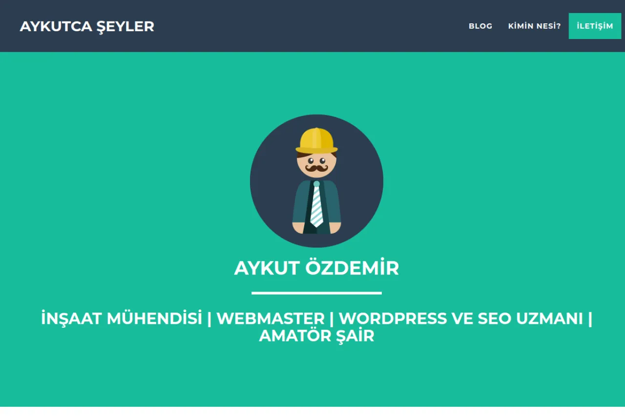 aykutozdemir.com.tr web sitesi ekran görüntüsü - DA 68