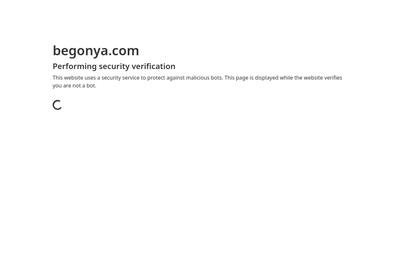 begonya.com web sitesi ekran görüntüsü - DA 61