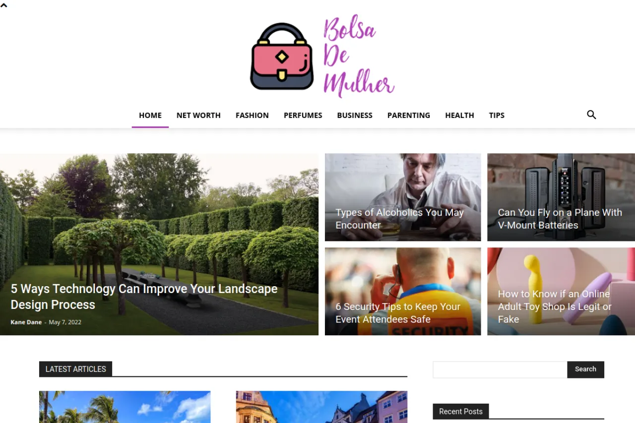 bolsademulher.com web sitesi ekran görüntüsü - DA 67