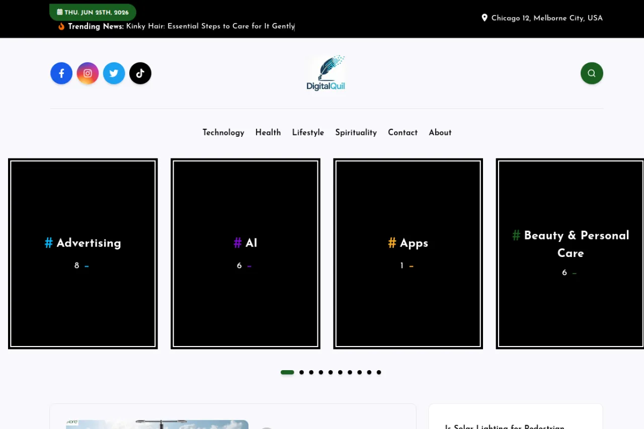 digitalquil.com web sitesi ekran görüntüsü - DA 40