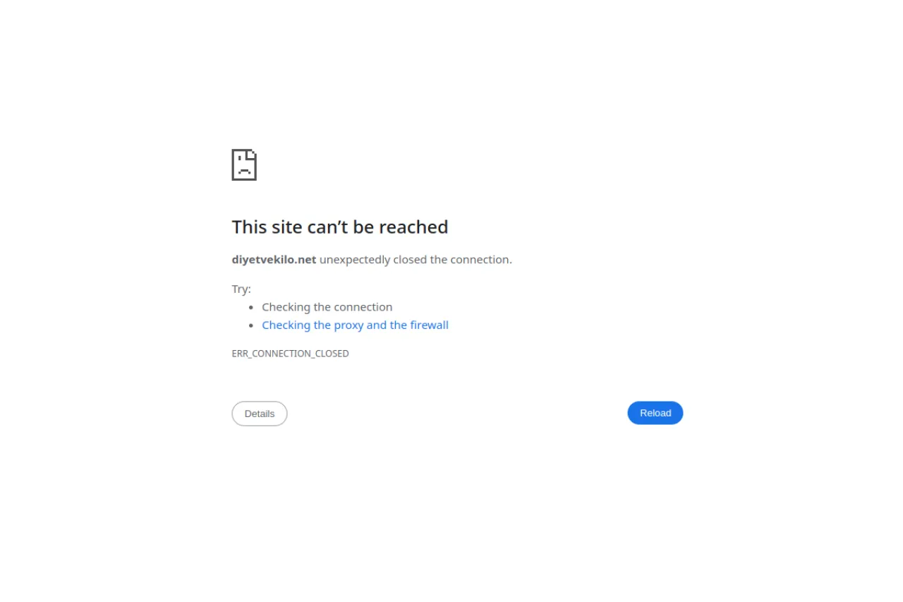 diyetvekilo.net web sitesi ekran görüntüsü - DA 19