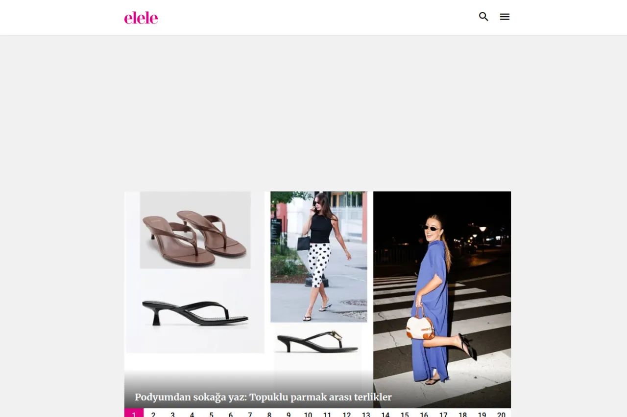 elele.com.tr web sitesi ekran görüntüsü - DA 35