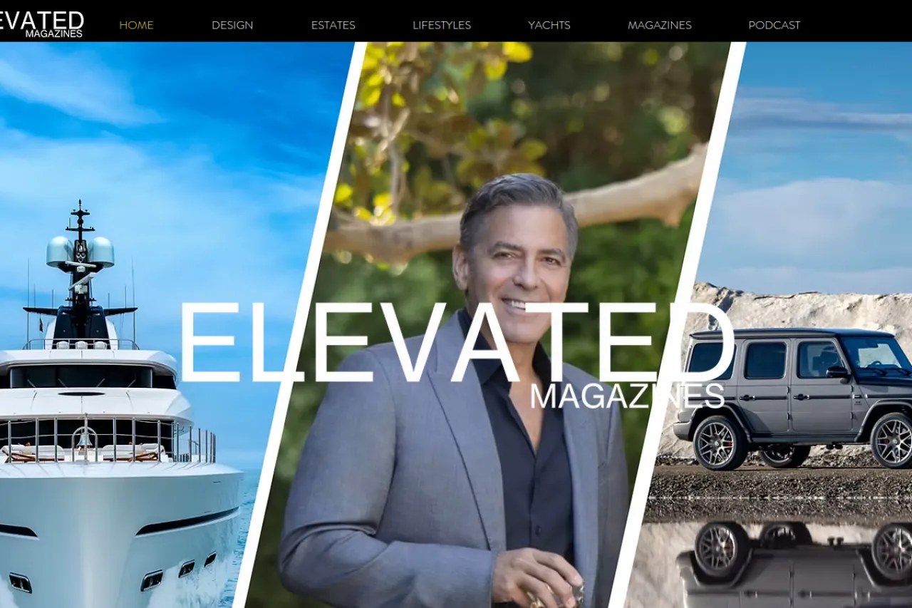 elevatedmagazines.com web sitesi ekran görüntüsü - DA 26