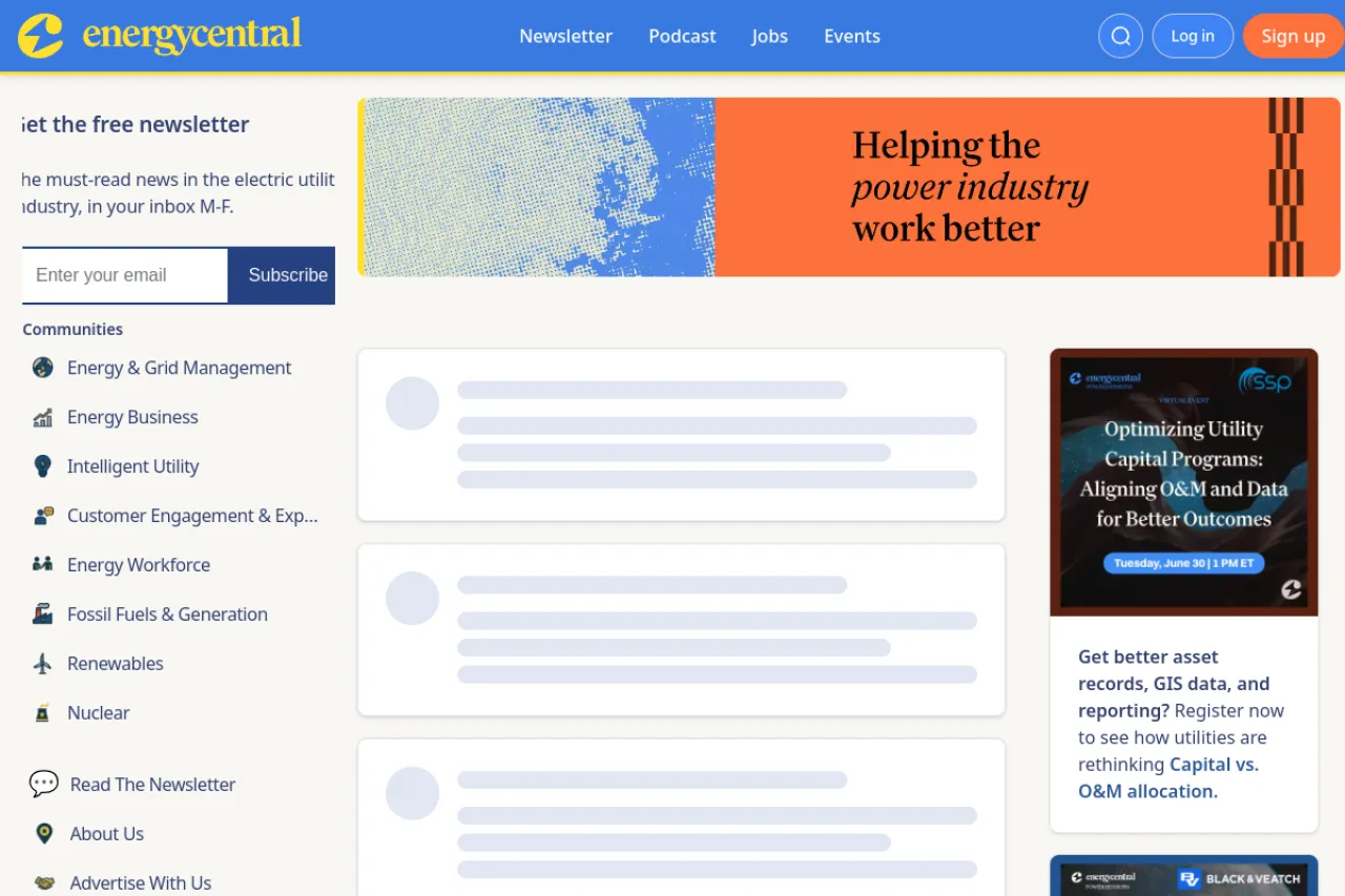 energycentral.com web sitesi ekran görüntüsü - Haber - DA 60