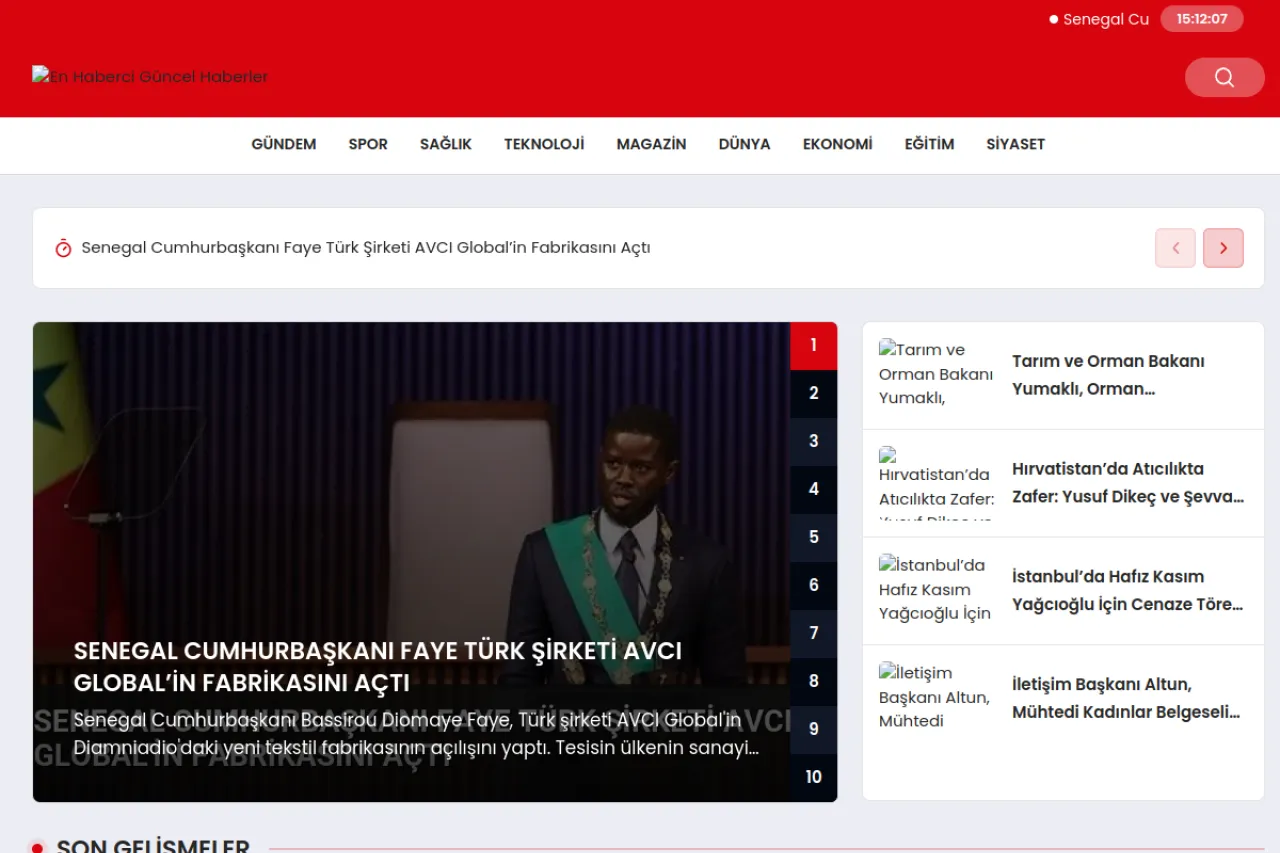 enhaberci.com web sitesi ekran görüntüsü - Haber - DA 52