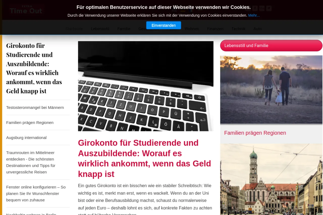 extratimeout.com/de web sitesi ekran görüntüsü - DA 56