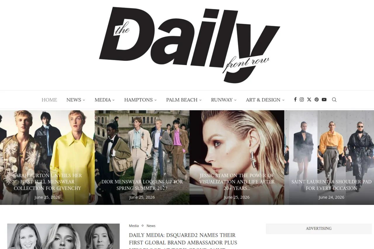 fashionweekdaily.com web sitesi ekran görüntüsü - Haber - DA 74