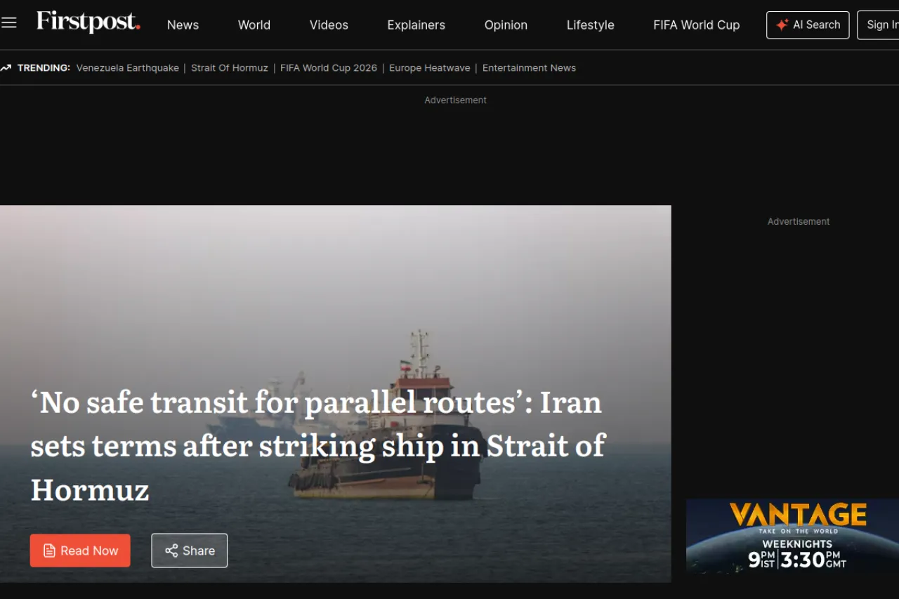 firstpost.com web sitesi ekran görüntüsü - Haber - DA 91