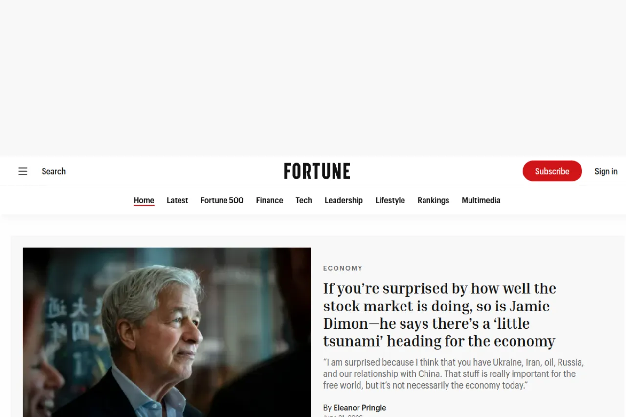 fortune.com web sitesi ekran görüntüsü - Haber - DA 92