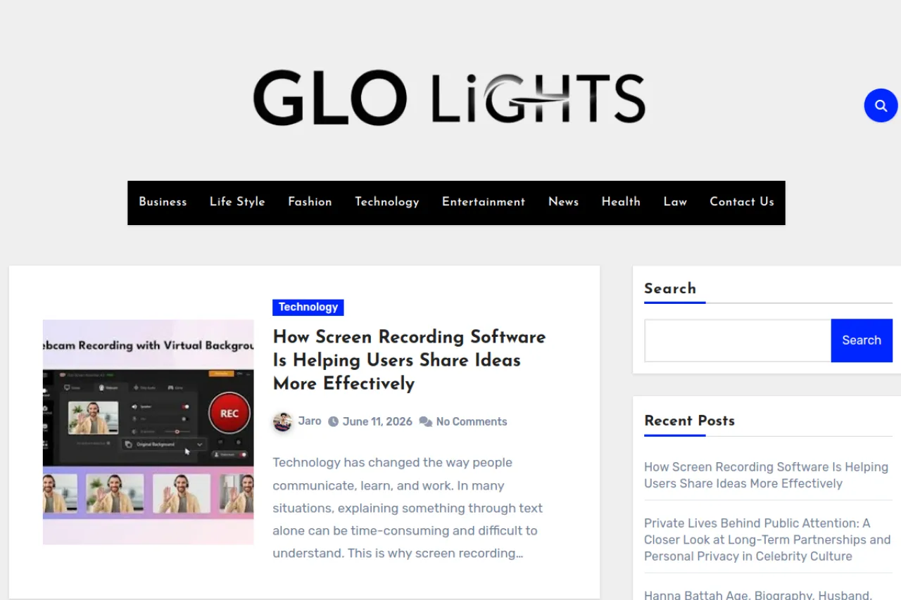 glolights.co web sitesi ekran görüntüsü - DA 38