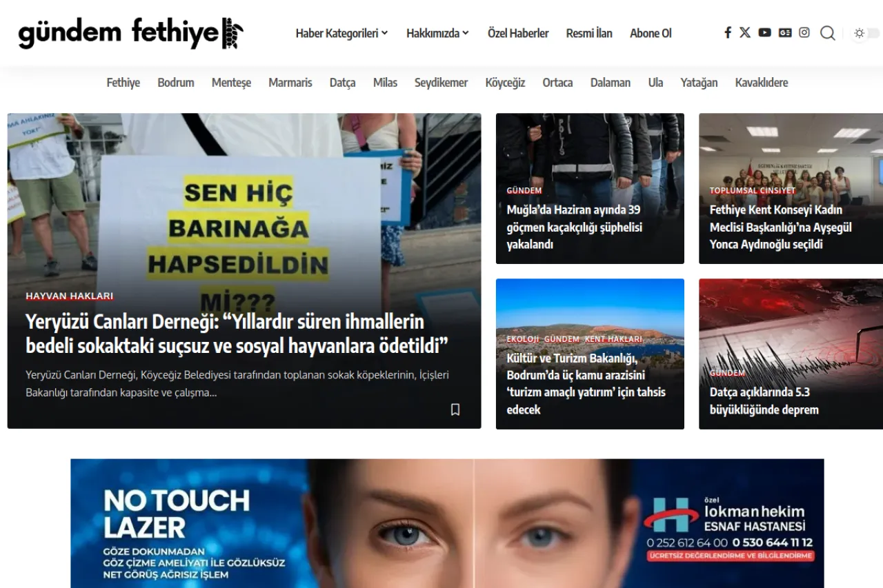 gundemfethiye.com web sitesi ekran görüntüsü - DA 19