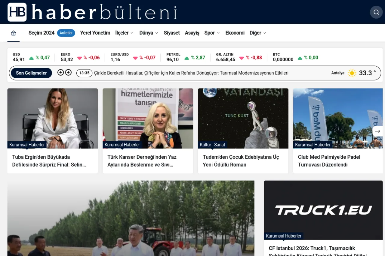 haberbulteni.net web sitesi ekran görüntüsü - Haber - DA 5