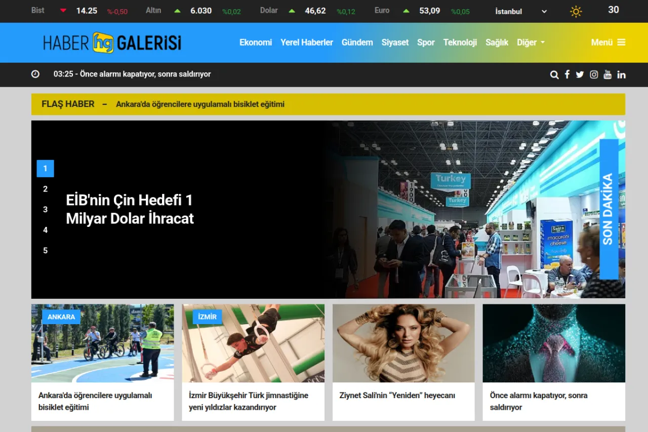 habergalerisi.com web sitesi ekran görüntüsü - Haber - DA 59