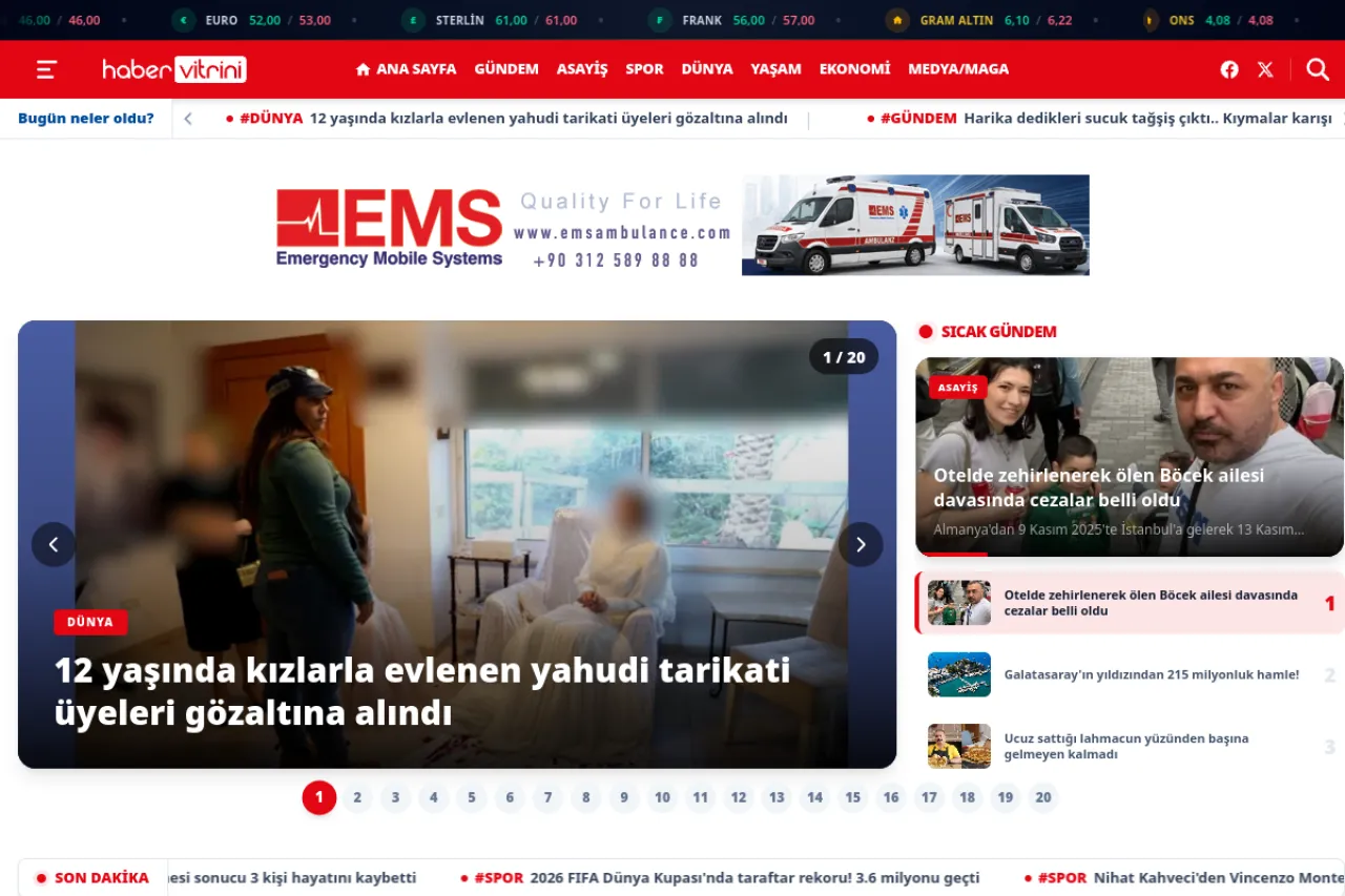 habervitrini.com web sitesi ekran görüntüsü - Haber - DA 51