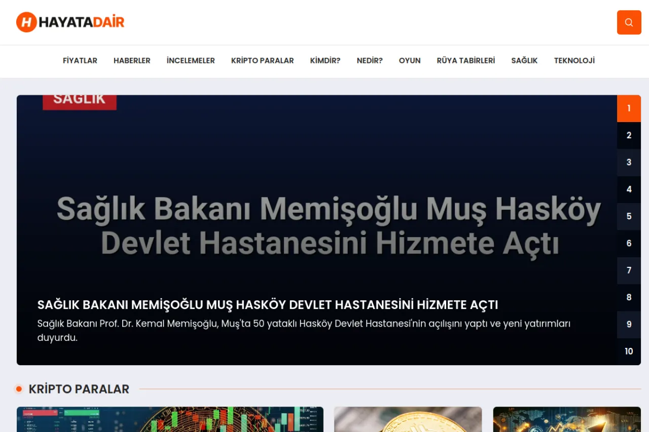 hayatadair.com.tr web sitesi ekran görüntüsü - DA 39