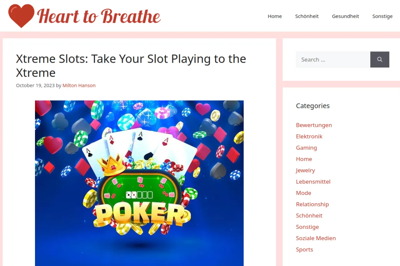 hearttobreathe.com web sitesi ekran görüntüsü - DA 19
