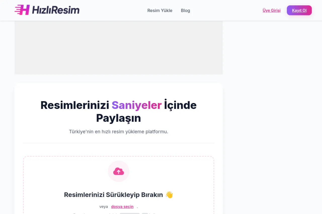 hizliresim.com web sitesi ekran görüntüsü - DA 82