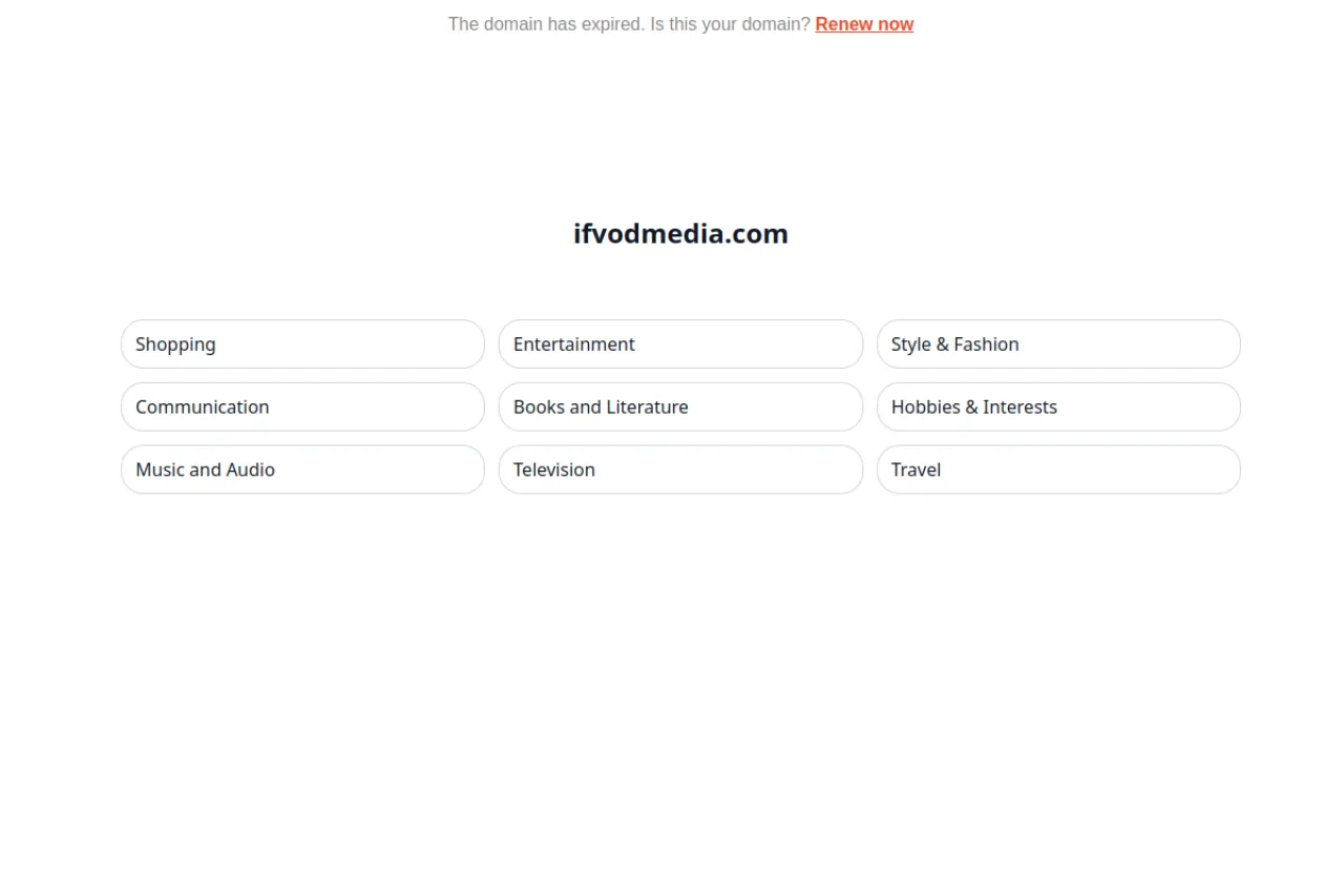 ifvodmedia.com web sitesi ekran görüntüsü - Haber - DA 53