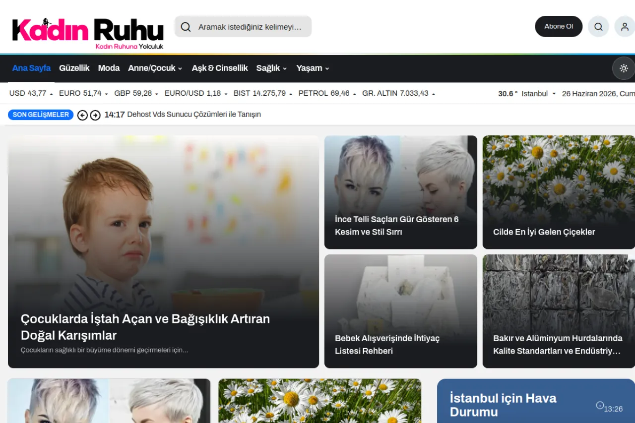 kadinruhu.com web sitesi ekran görüntüsü - DA 56
