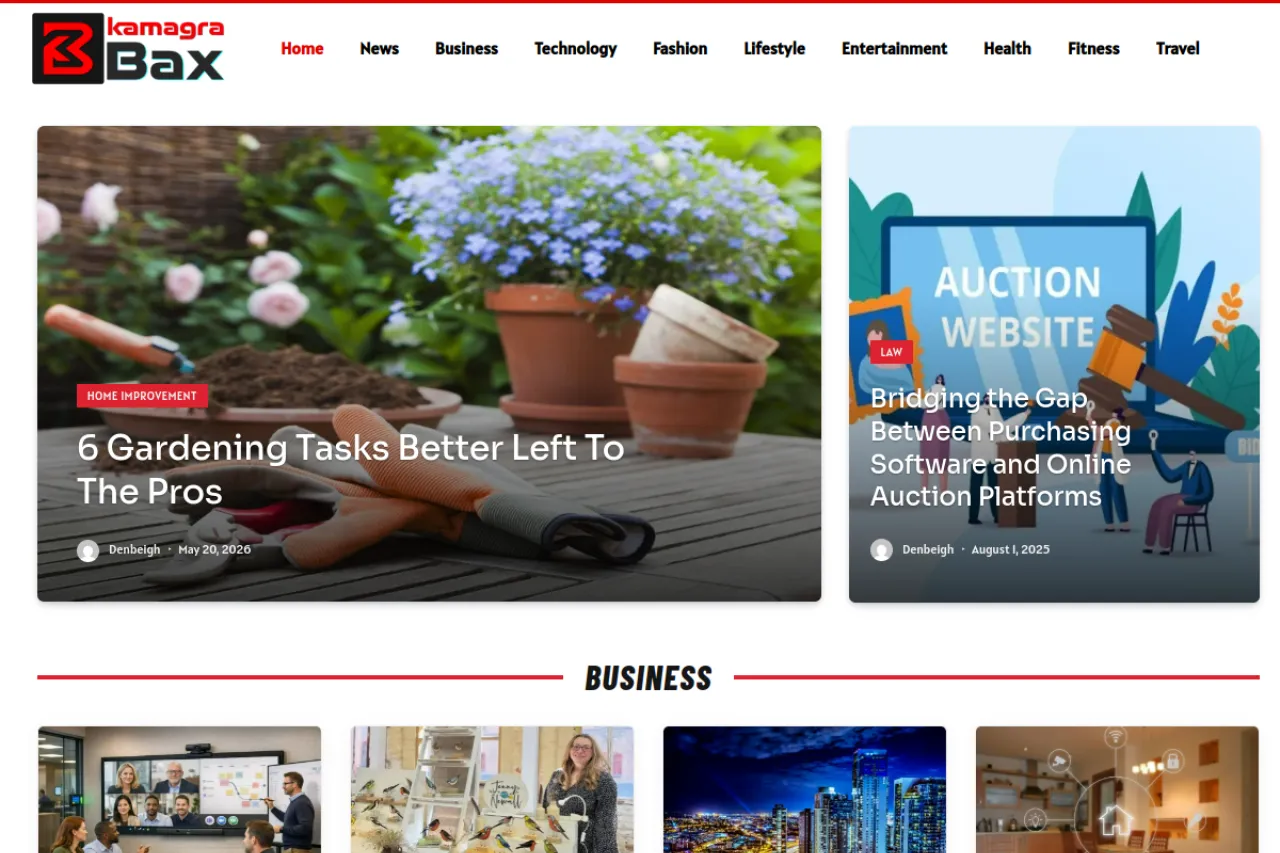 kamagrabax.com web sitesi ekran görüntüsü - DA 40