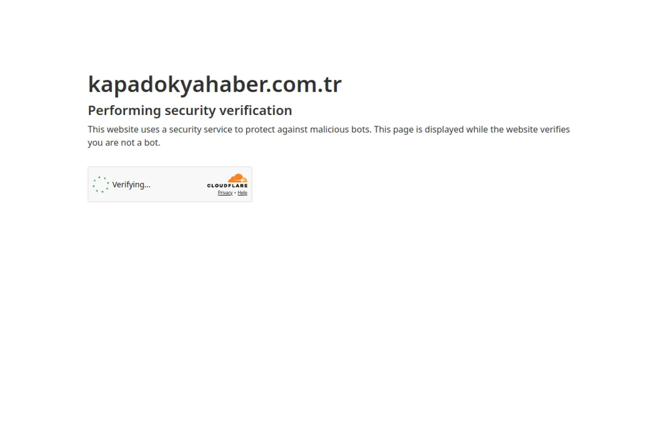 kapadokyahaber.com.tr web sitesi ekran görüntüsü - Haber - DA 16