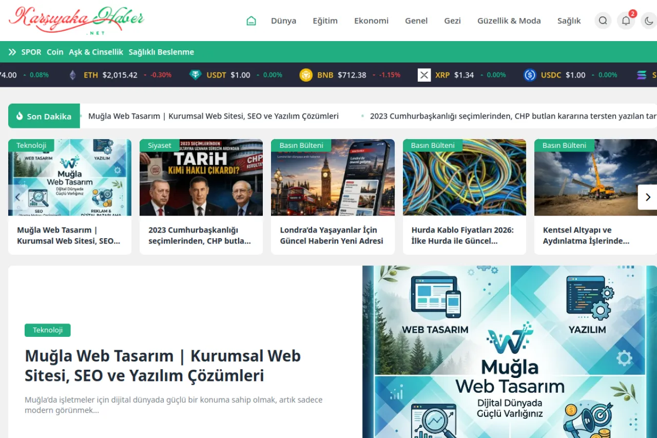 karsiyakahaber.net web sitesi ekran görüntüsü - Haber - DA 38