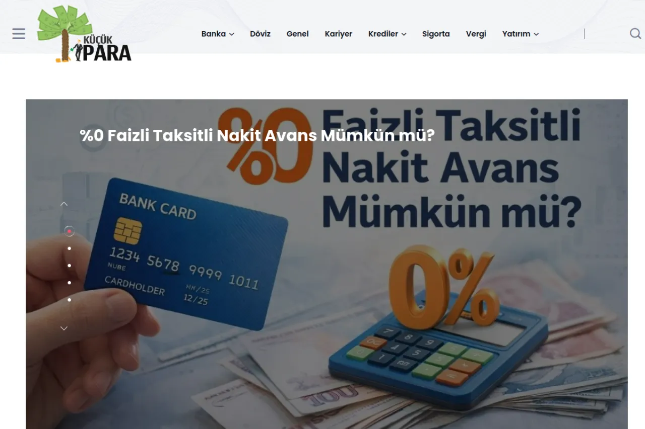 kucukpara.com web sitesi ekran görüntüsü - Ekonomi - DA 15