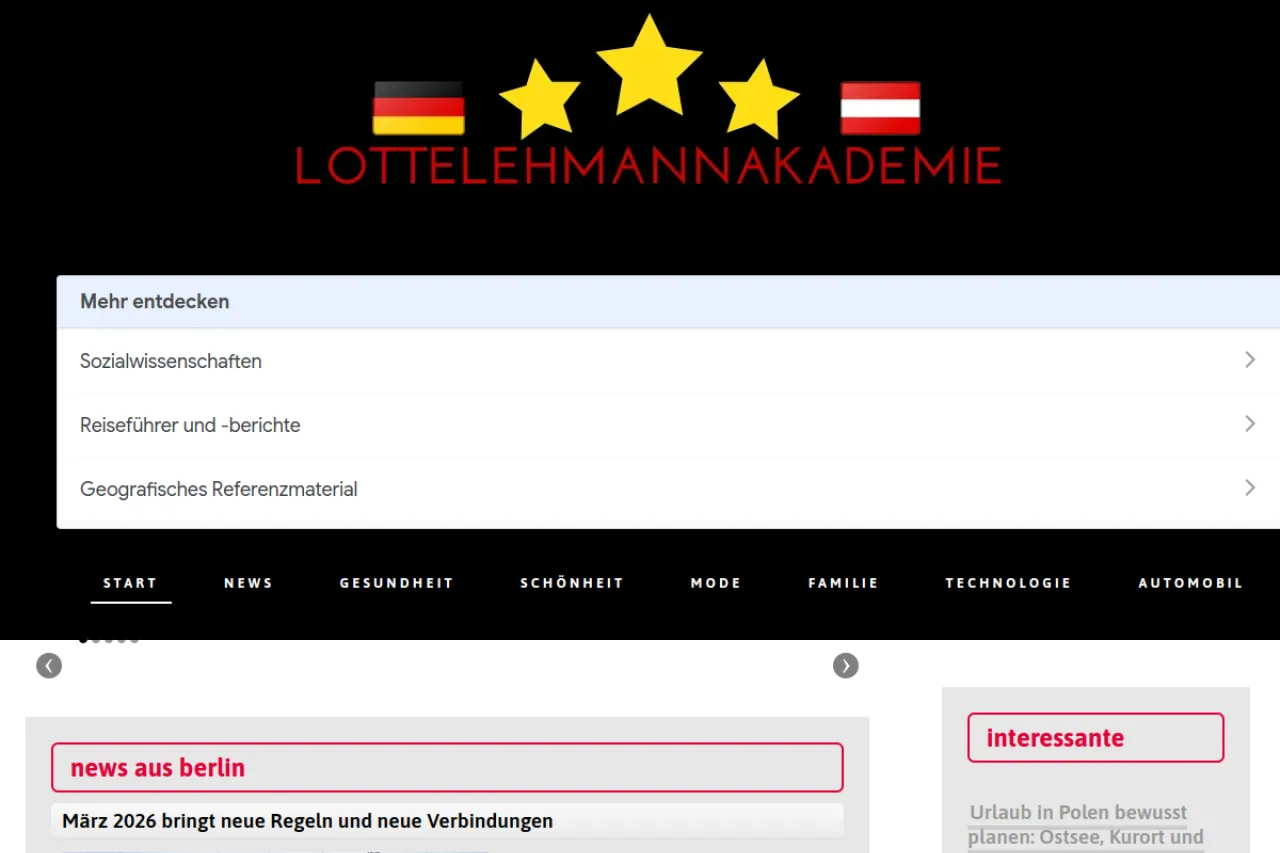 lottelehmannakademie.de web sitesi ekran görüntüsü - DA 62