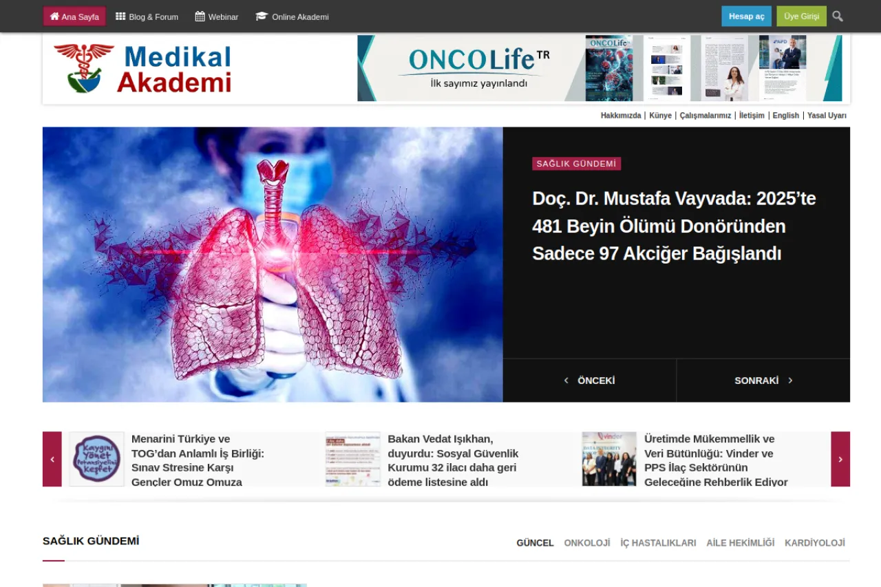 medikalakademi.com.tr web sitesi ekran görüntüsü - Sağlık - DA 38
