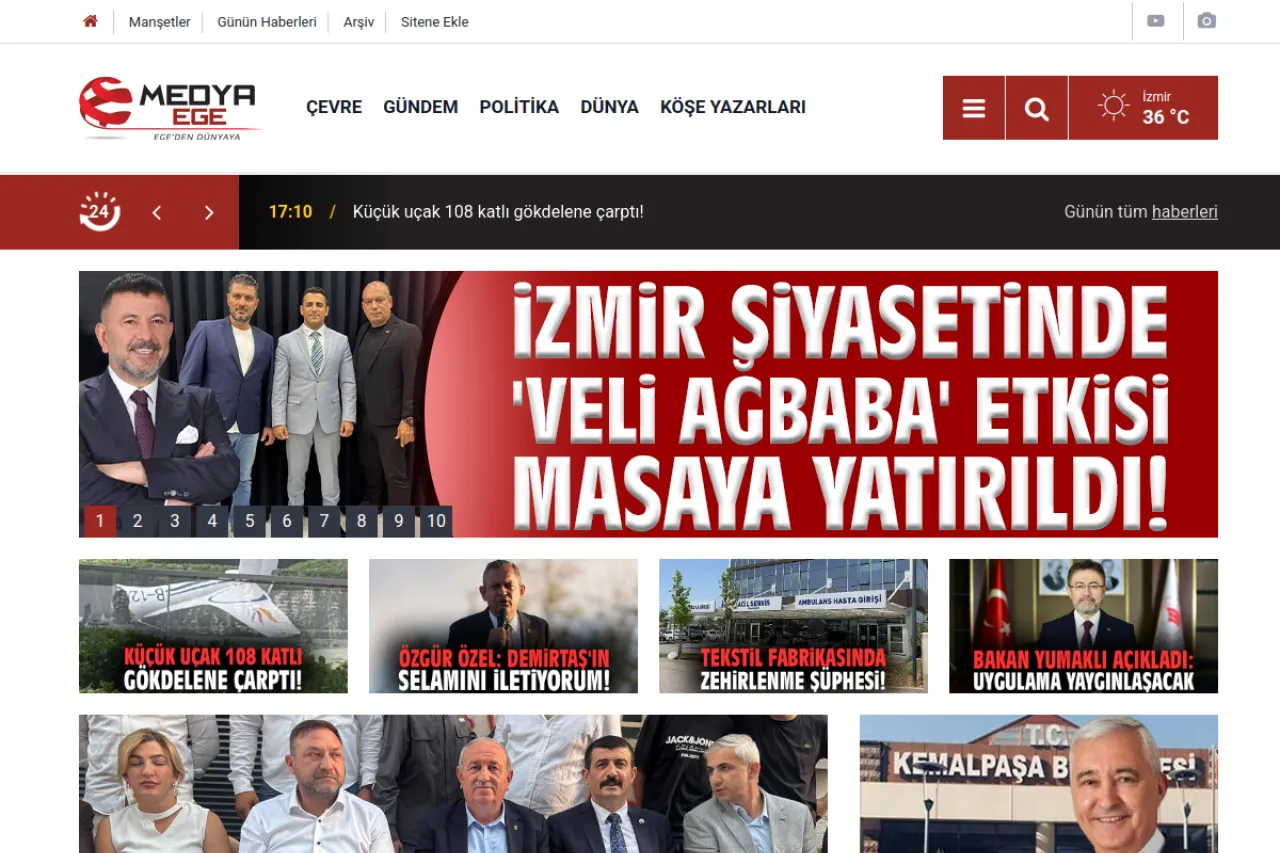 medyaege.com.tr web sitesi ekran görüntüsü - DA 37