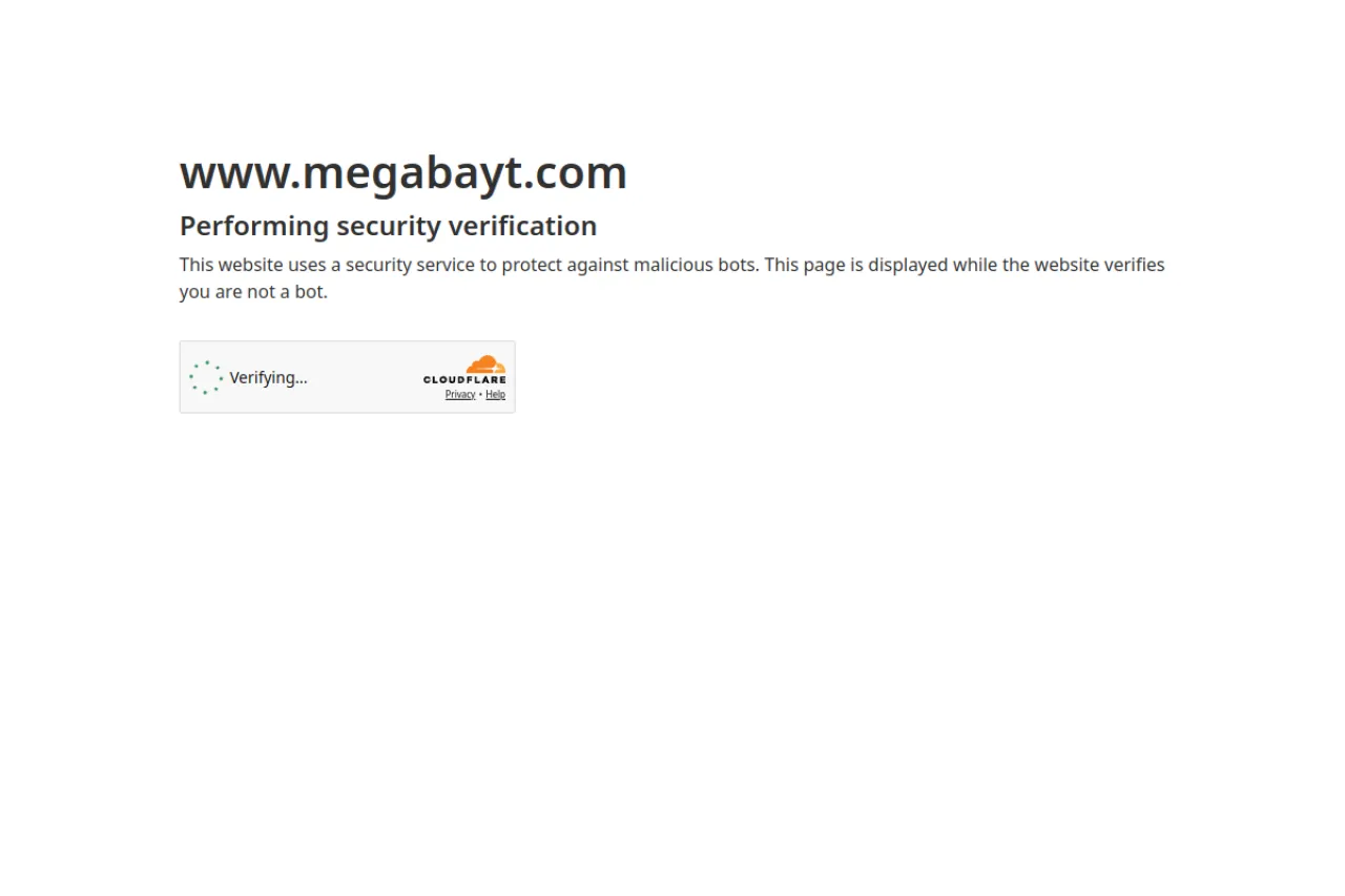 megabayt.com web sitesi ekran görüntüsü - DA 17