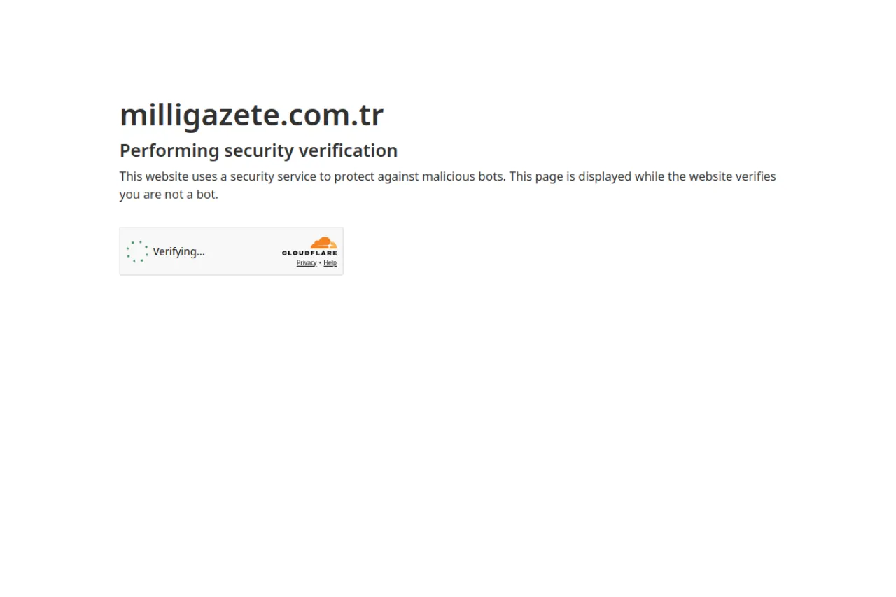 milligazete.com.tr web sitesi ekran görüntüsü - Haber - DA 57