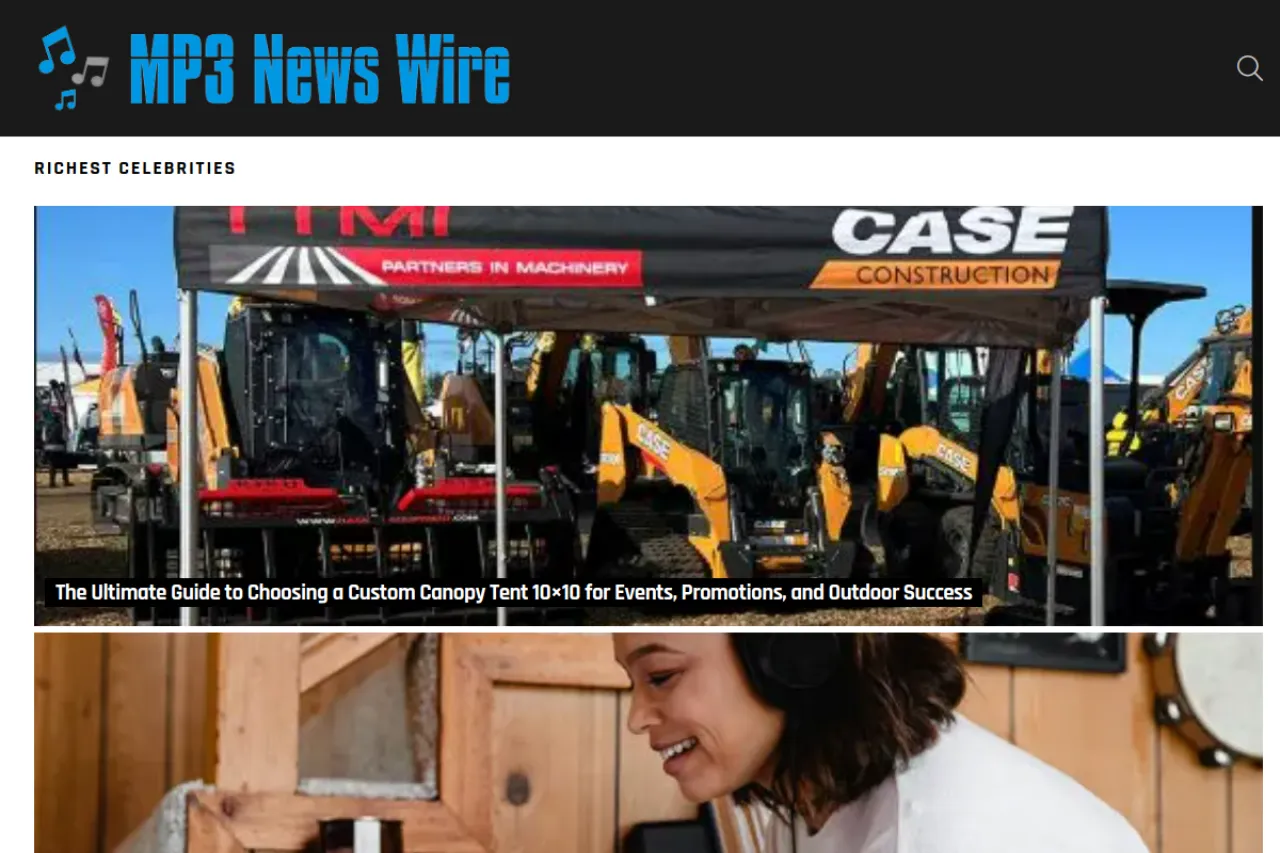 mp3newswire.net web sitesi ekran görüntüsü - Haber - DA 63