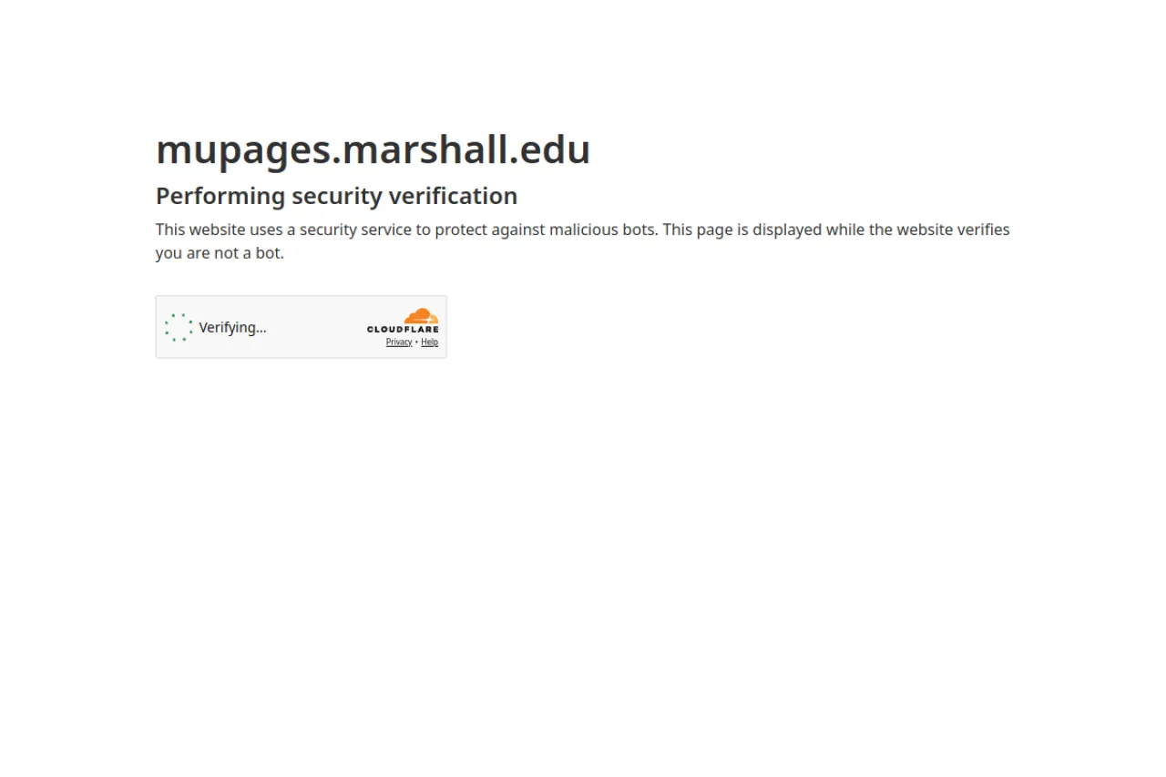 mupages.marshall.edu web sitesi ekran görüntüsü - Haber - DA 66