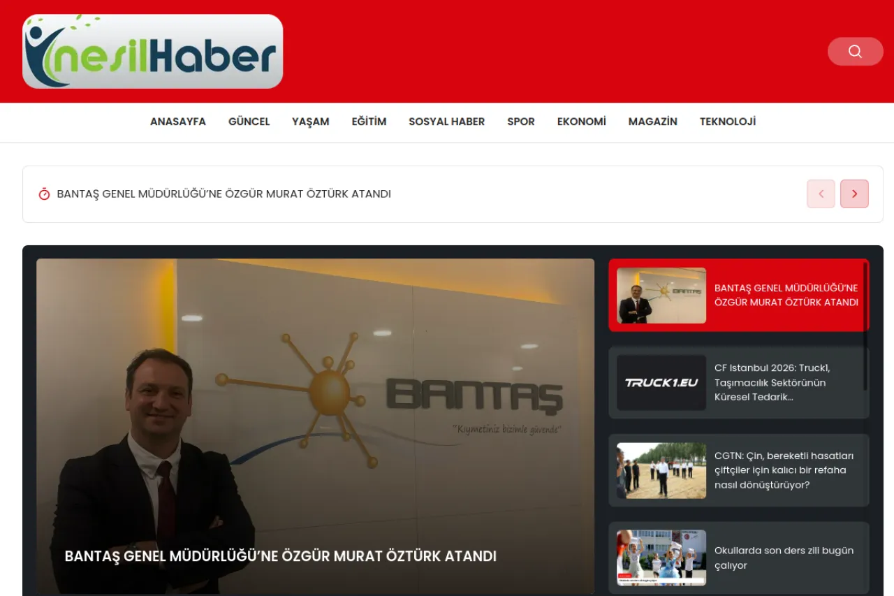 nesilhaber.com web sitesi ekran görüntüsü - Haber - DA 9
