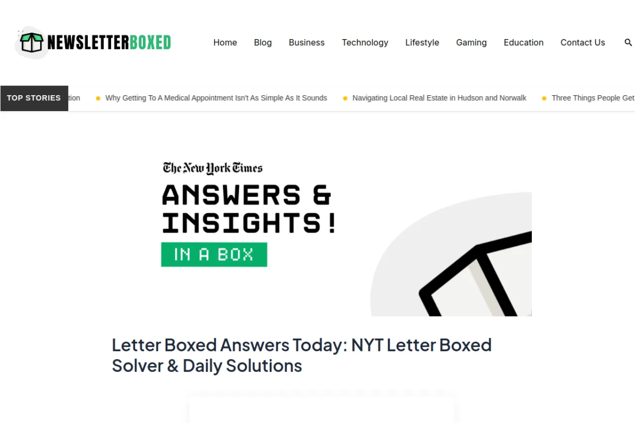 newsletterboxed.com web sitesi ekran görüntüsü - Haber - DA 33