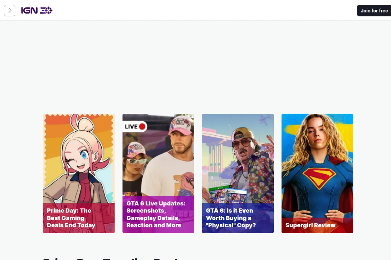 nordic.ign.com web sitesi ekran görüntüsü - Haber - DA 93