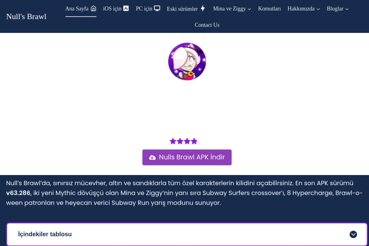 nullsbrawlapp.tr web sitesi ekran görüntüsü - DA 39