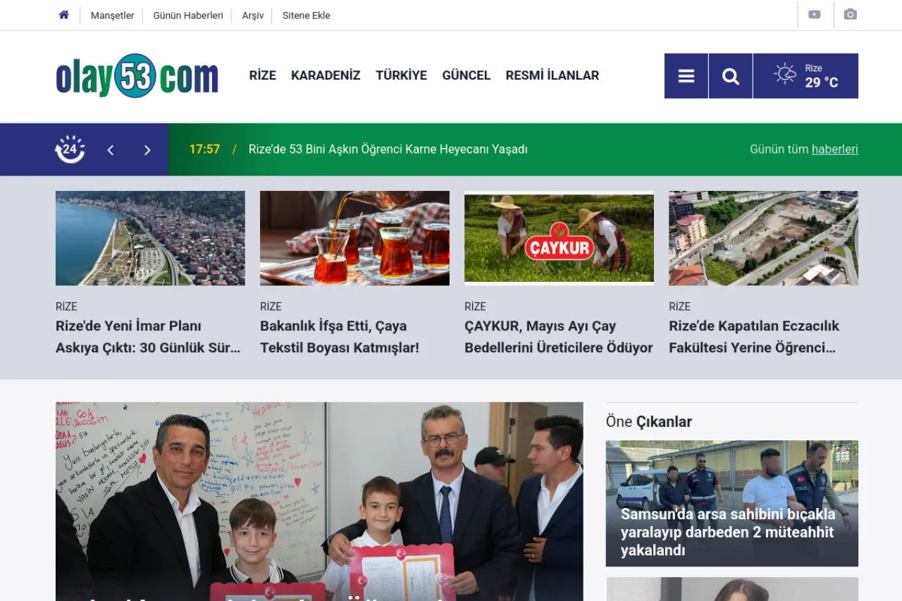 olay53.com web sitesi ekran görüntüsü - DA 34