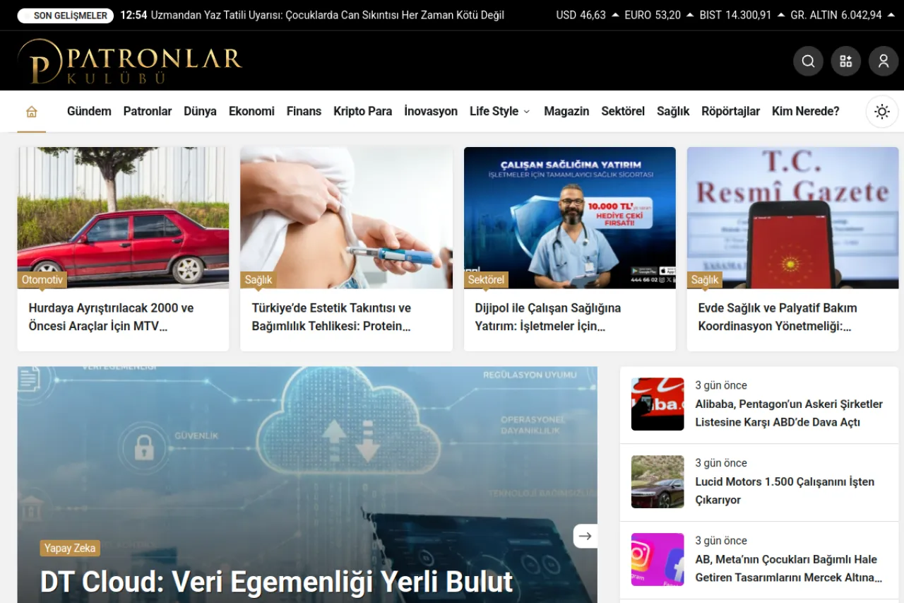 patronlarkulubu.com.tr web sitesi ekran görüntüsü - DA 59