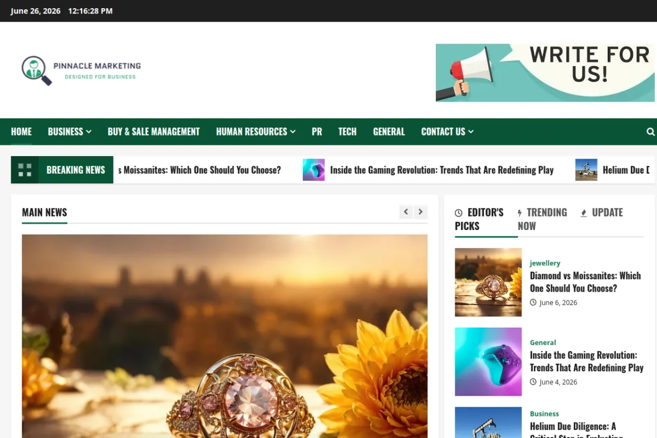 pinnacle-marketing.com web sitesi ekran görüntüsü - DA 62