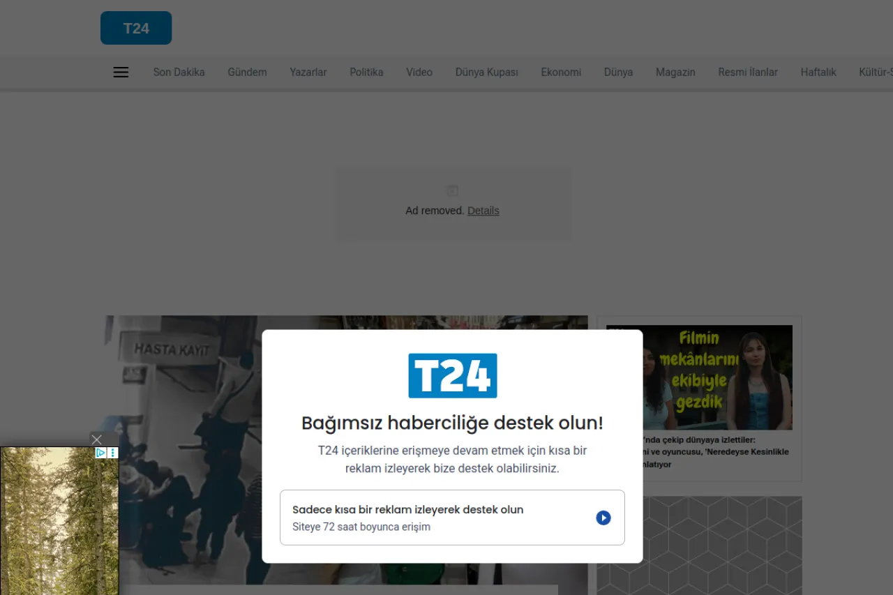 t24.com.tr web sitesi ekran görüntüsü - DA 73