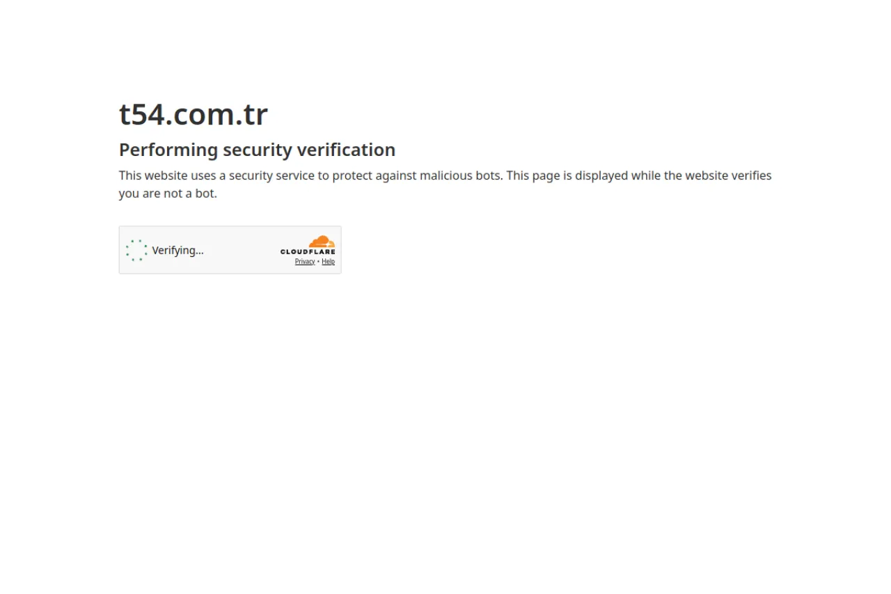 t54.com.tr web sitesi ekran görüntüsü - DA 24