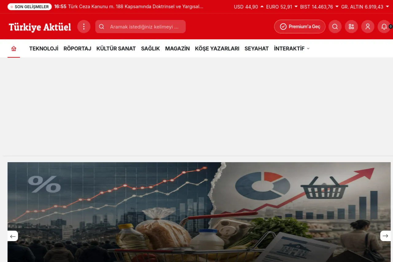 turkiyeaktuel.com web sitesi ekran görüntüsü - DA 18