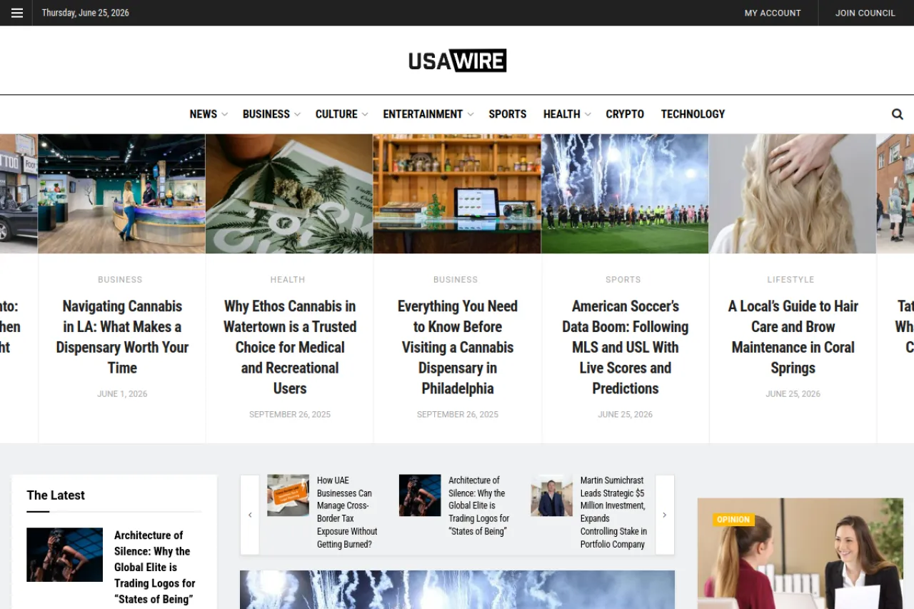 usawire.com web sitesi ekran görüntüsü - DA 56