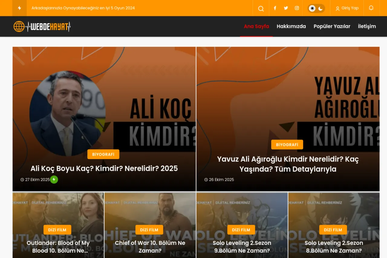 webdehayat.com web sitesi ekran görüntüsü - Teknoloji - DA 13