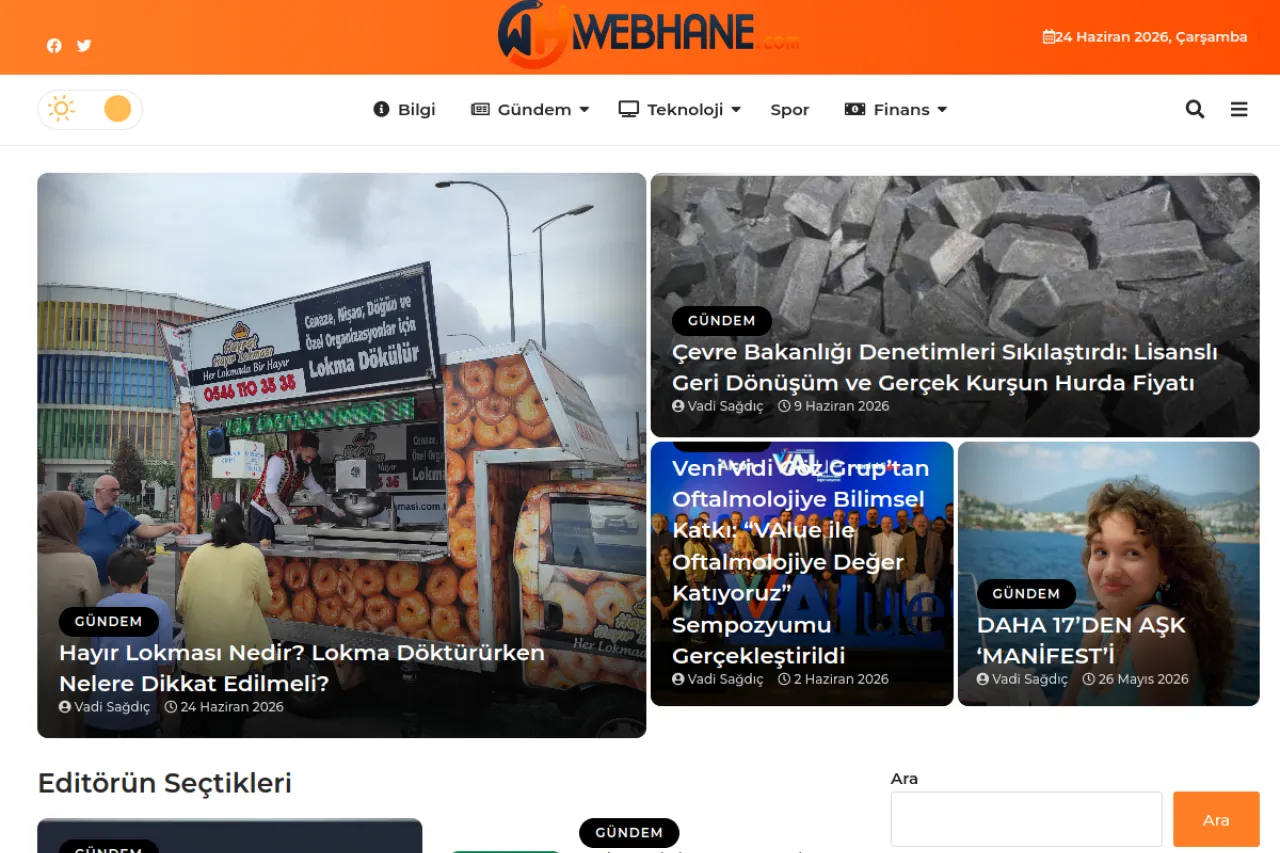 webhane.com web sitesi ekran görüntüsü - Teknoloji - DA 56