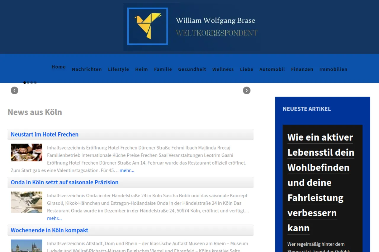willi-brase.de web sitesi ekran görüntüsü - DA 56